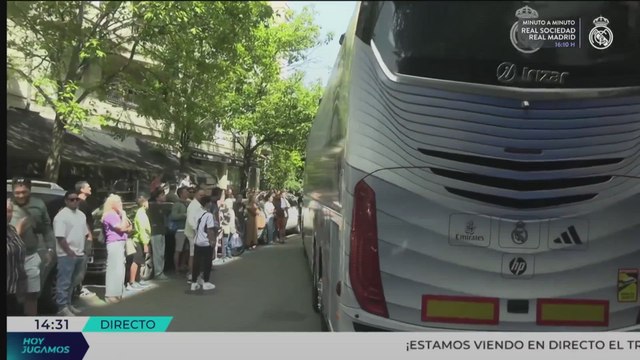 Llegada del Real Madrid a Anoeta | Real Sociedad vs. Real Madrid
