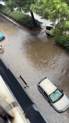 El temporal provoca inundaciones en Ripollet