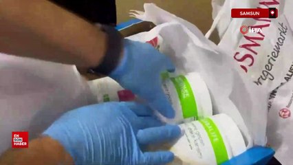 Samsun’da sahte zayıflama ve protein tozu operasyonu