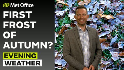 Met Office Saturday Evening Weather Forecast 13/09/2025