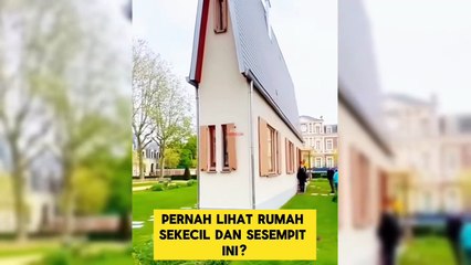Rumah Tersempit di Dunia! 😱 Model Arsitektur Paling Unik yang Pernah Ada #Shorts