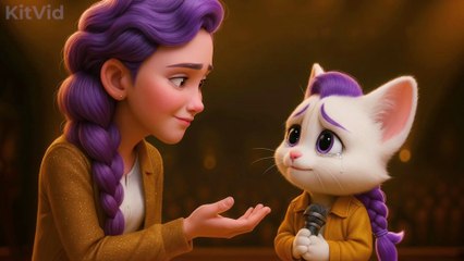 Poor Kitten Becomes Viral Singer with Rumi from K-Pop Demon Hunters! 😸🎤