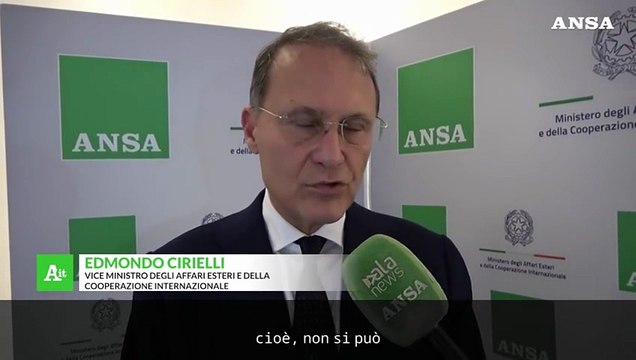 Cirielli: Diplomazia e' parlare anche con chi non la pensa come noi