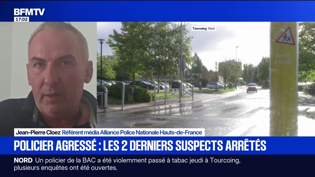 Policier agressé à Tourcoing: "Mon collègue va subir une opération dans les prochains jours", indique Jean-Pierre Cloez, référent média Alliance Police Nationale Hauts-de-France