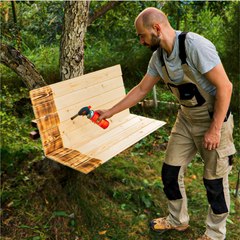 Building a Bench That Hangs from a Tree