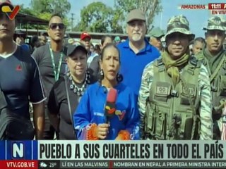 Pueblo de Amazonas dice presente en el adiestramiento militar para la defensa del país