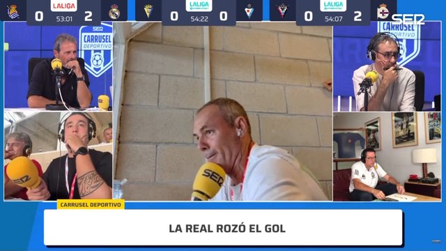 Oyarzábal marca de penalti | Real Sociedad 1 - Real Madrid 2 | Audio Carrusel