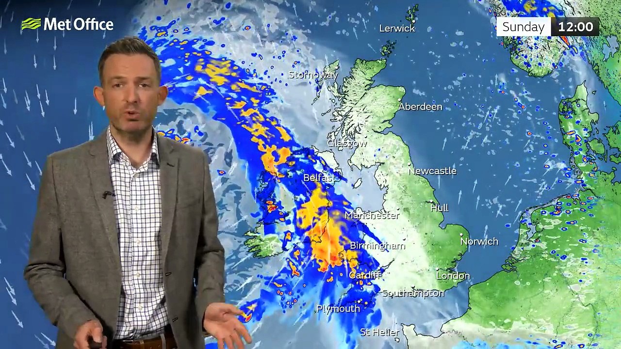 Met Office Saturday Evening Weather Forecast 13/09/2025