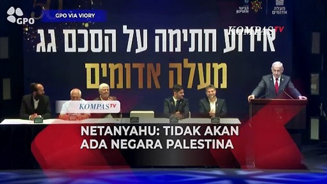 PM Israel Netanyahu: Tidak akan Ada Negara Palestina