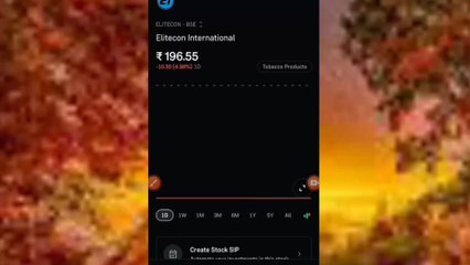 Elitecon International Share Price