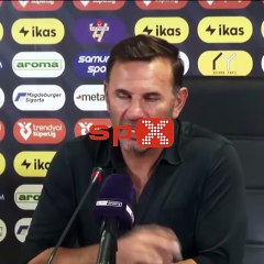 Okan Buruk "Bu stadyum futbola uygun değil"