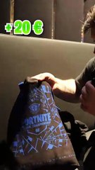 Tous les goodies du sac de cadeau pour les influenceurs Fortnite lors des FNCS #fortnite #pirastack #FNCS