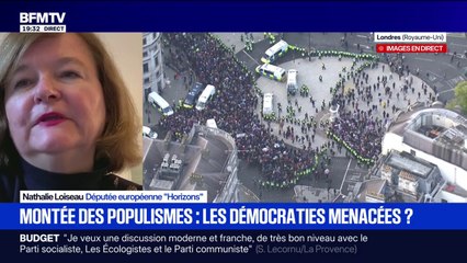 Manifestation anti-immigration à Londres: "Il y a une poussée de l'extrême droite partout en Europe", explique Nathalie Loiseau, députée européenne "Horizons"