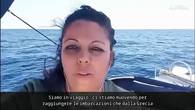 Global Sumud Flotilla, a bordo della Morgana da Augusta verso Gaza