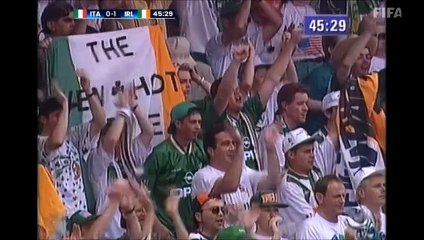 Copa do Mundo 1994  Itália x Irlanda (Grupo E) com Silvio Luís (Band)