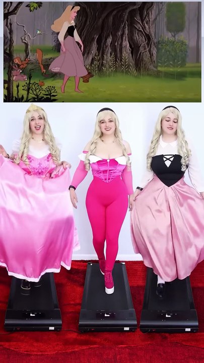 AURORA VS CAMINADORA ¿CUAL GANA 👠🛹 #JocyCosplay #Cosplay