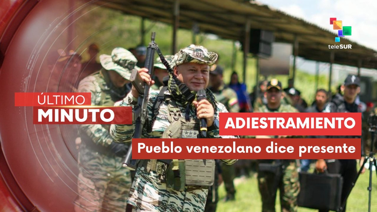 Venezolanos se despliegan a los puntos de adiestramiento militar