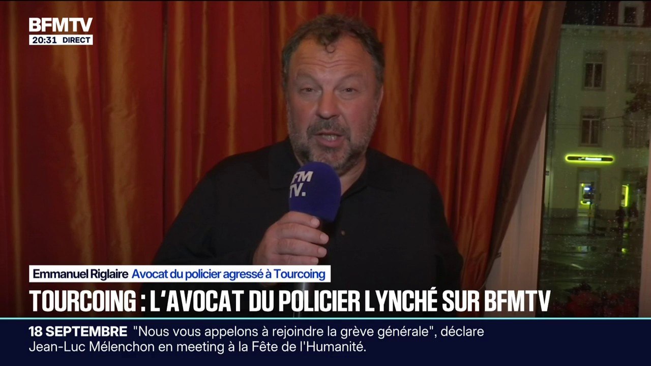 Policier agressé à Tourcoing: "Sa famille se demande si on peut rester policier en France en 2025, c'est une vraie question", observe l'avocat du policier, Emmanuel Riglaire