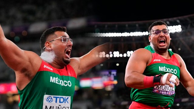 Uziel Muñoz gana histórica plata en lanzamiento de bala en Mundial de Atletismo