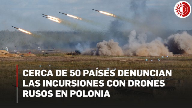 Cerca de 50 países denuncian ante la ONU las incursiones con drones rusos en Polonia