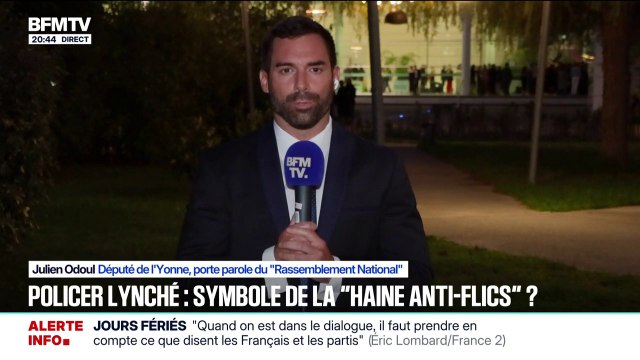 Policier agressé à Tourcoing: Nous avons une pensée pour sa famille et ses collègues , indique Julien Odoul, porte-parole du RN