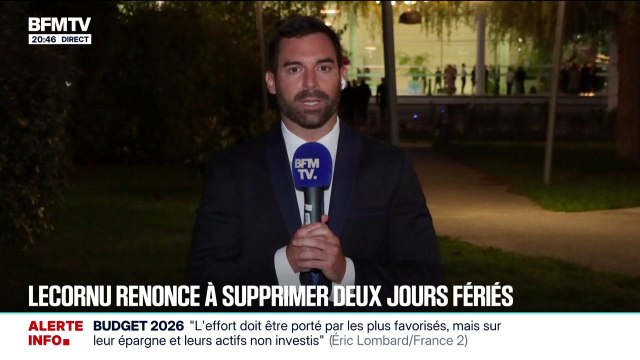 Pas de suppression de deux jours fériés: Je ne dis pas bravo au Premier ministre, explique Julien Odoul, porte-parole du RN