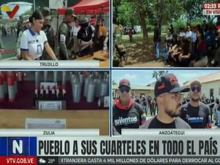 Juventud anzoatiguense se suma a la formación militar en defensa de la nación