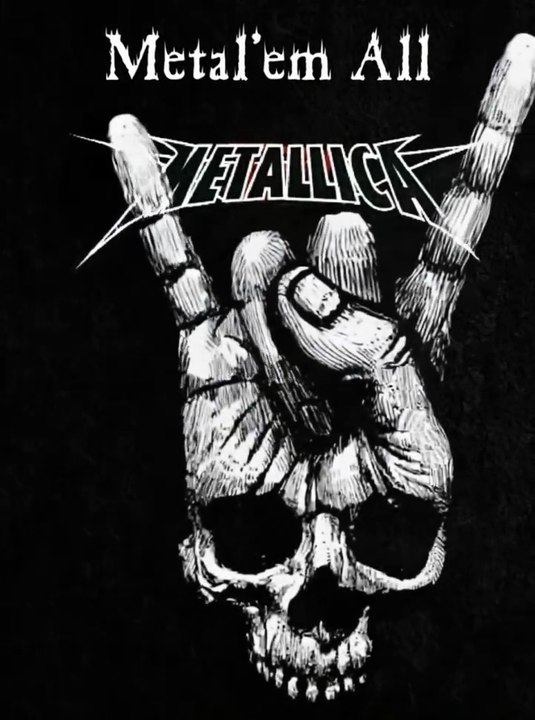 AI  Metal'em All Trash Metal Music by Metallica