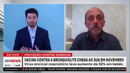 Vacina contra bronquiolite chega ao SUS em novembro de 2025; infectologista comenta