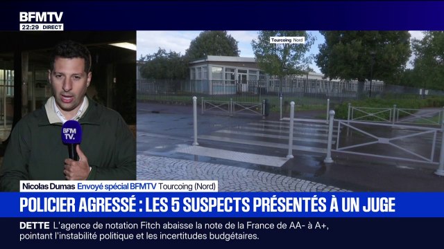 Policier agressé à Tourcoing: les cinq suspects seront présentés à un juge ce soir