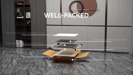 Amorho 36"x 36" LED Bathroom Mirror LED