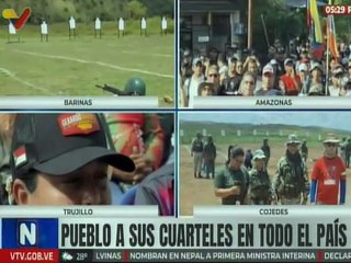 Pueblo de Cojedes se prepara para la defensa de la patria