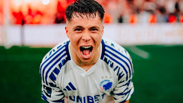 Rodrigo Huescas es titular con el Copenhague en su visita a Brondby