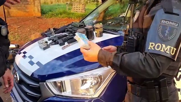 GM e PM são mobilizadas em ocorrência disparos de arma de fogo, carro furtado e detidos no Esmeralda