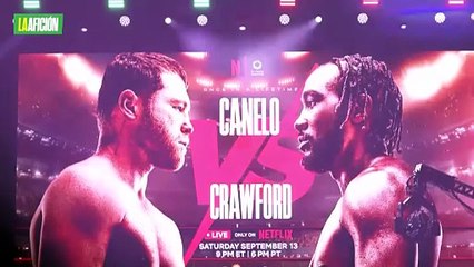 ¡No lo quieren! Crawford es abucheado en pesaje contra Canelo Álvarez