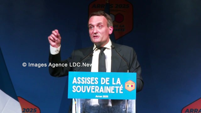 Florian Philippot aux Assises de la Souveraineté. Arras/France - 13 Septembre 2025