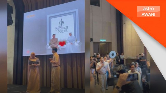 Fattah Amin, Amira Othman jadi suami isteri hari ini