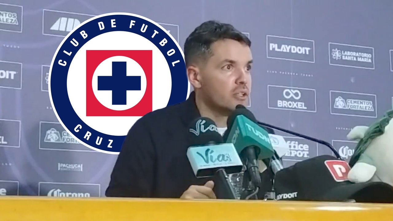 Nicolás Larcamón afirma que el Cruz Azul vs Pachuca fue un partido "atípico" tras expulsiones, lesiones y gol