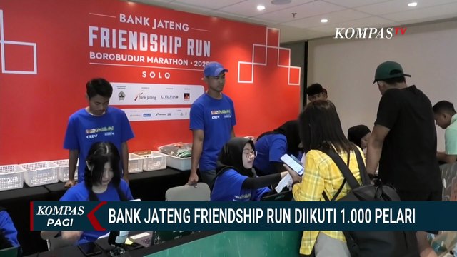 Bank Jateng Friendship Run 2025 Digelar di Solo, Libatkan Seribu Peserta & UMKM | KOMPAS PAGI