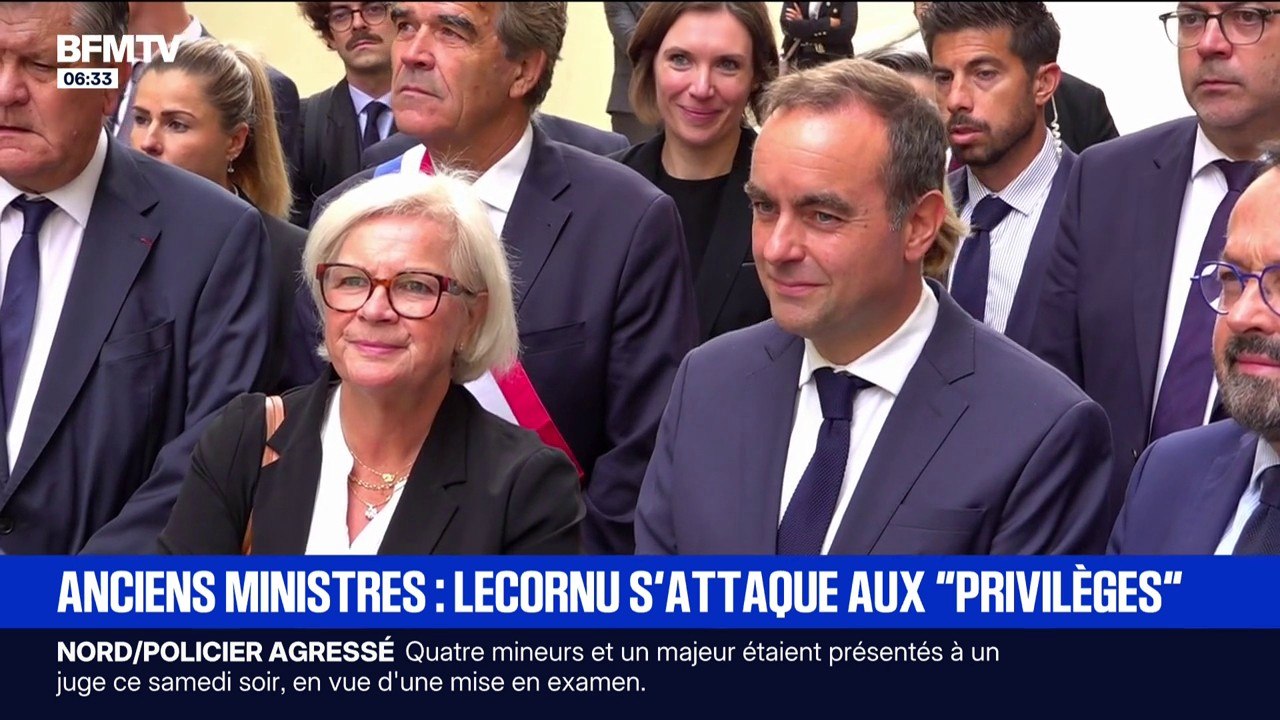 Sébastien Lecornu souhaite s'attaquer aux "privilèges" des anciens ministres pour tenter de trouver des économies