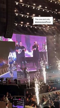 Η Μαρία Αντωνά στη συναυλία της Άννας Βίσση