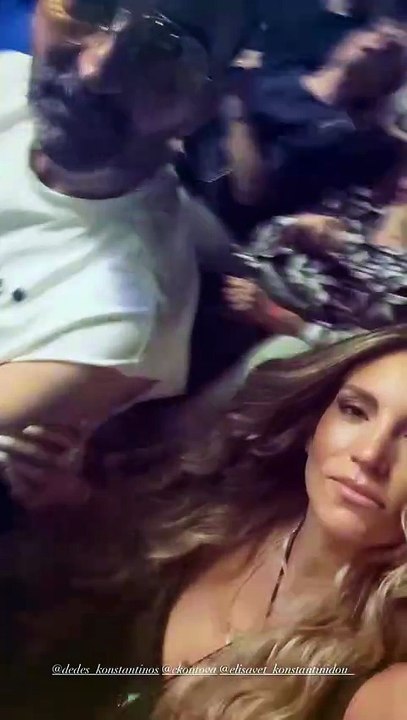 Η Αθηνά Οικονομάκου στη συναυλία της Άννας Βίσση