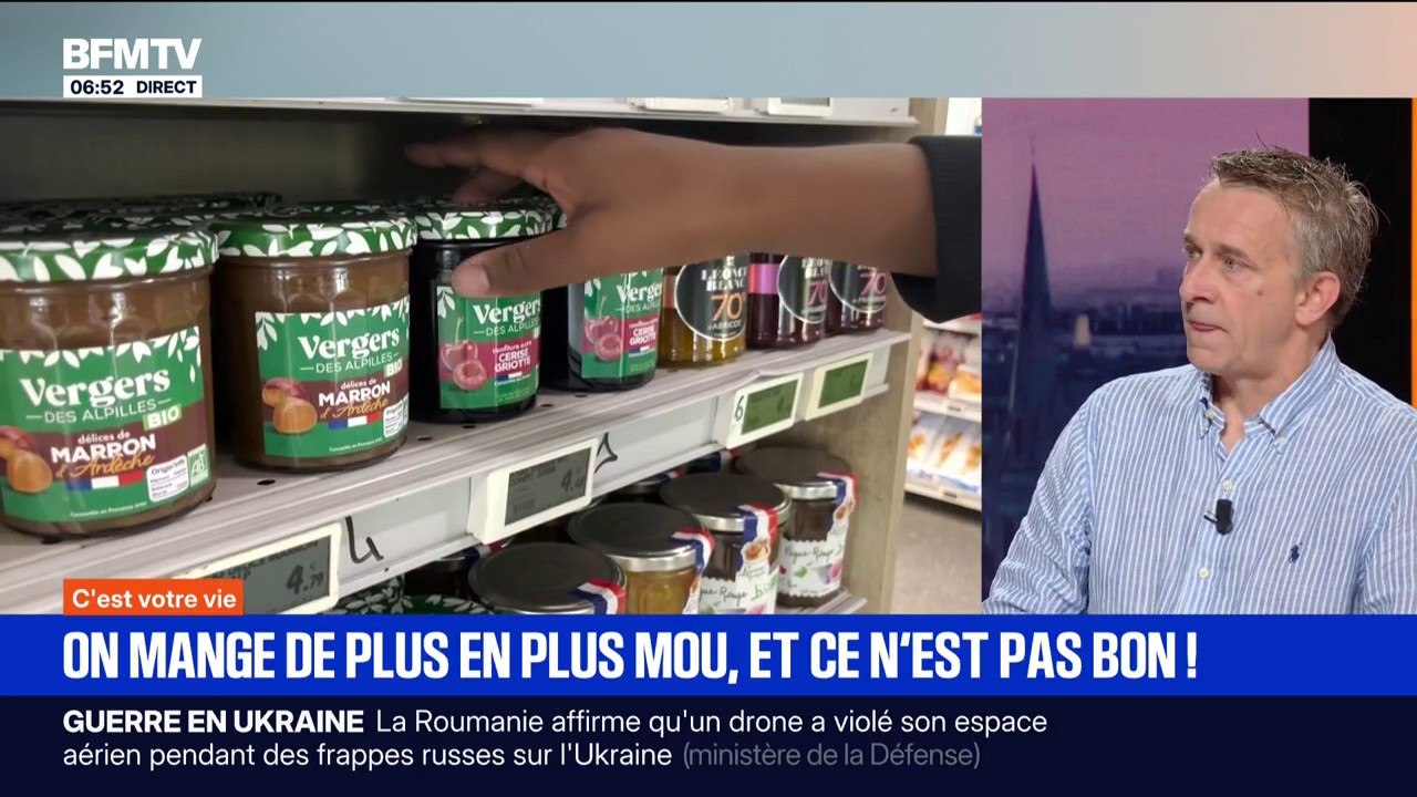 SIGNÉ BFM - On mange de plus en plus de plats mous, ce qui n'est pas bon pour notre santé