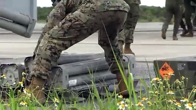 CAMP FUJI, Japan (Sept. 2025) — U.S. Marines support arming and refueling operations during exercise Resolute Dragon 25. The annual bilateral exercise strengthens the combined readiness and interoperability of U.S. and Japan Self-Defense Forces across mul