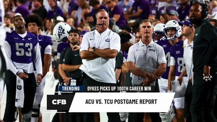 TCU Dominates Abilene Christian 42-21 in Home Opener