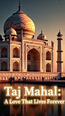 Taj Mahal: The Untold Love Story That Shook the World 🌍 | History Shorts