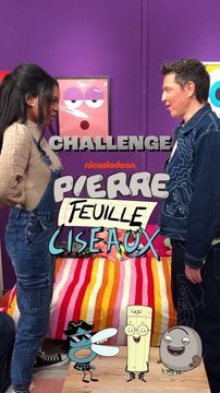 Challenge pierre feuille ciseaux Nickelodeon