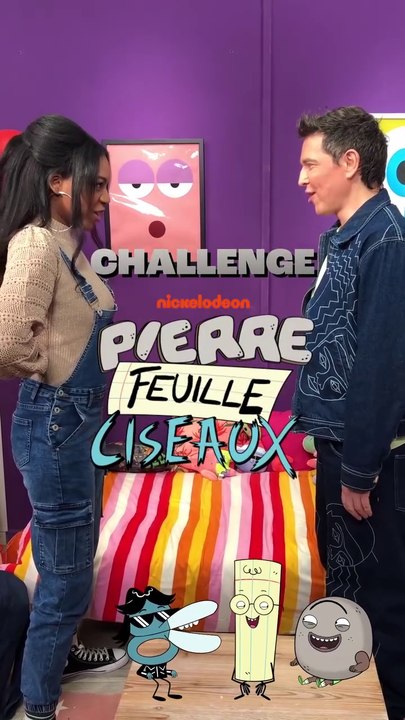 Challenge pierre feuille ciseaux Nickelodeon