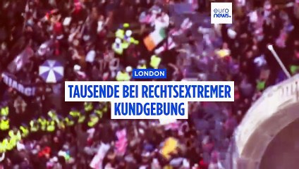 London: Übergriffe auf Polizei bei Aufmarsch von Rechtsextremist Tommy