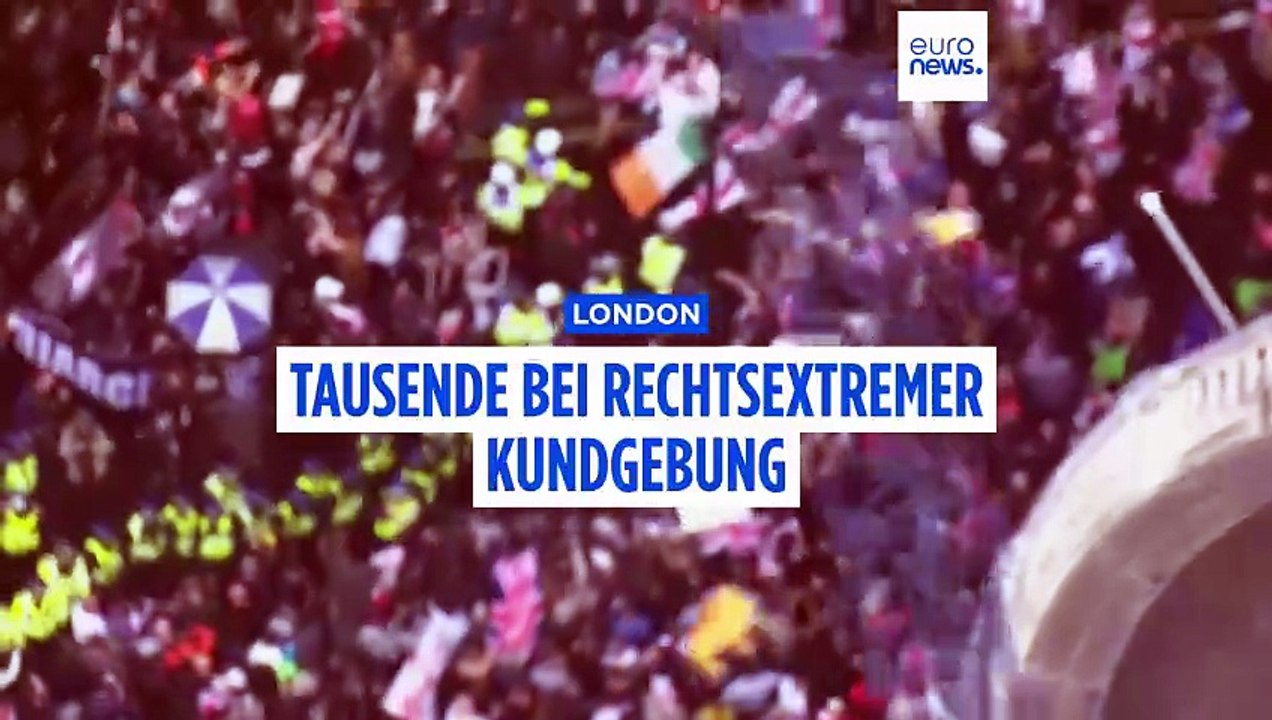 London: Übergriffe auf Polizei bei Aufmarsch von Rechtsextremist Tommy
